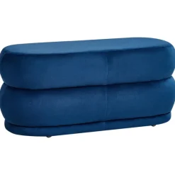 ELLENDALE - Bankje - Marineblauw - Fluweel