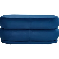 ELLENDALE - Bankje - Marineblauw - Fluweel