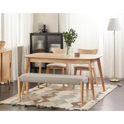 ELYRIA - Bankje - Grijs - Polyester