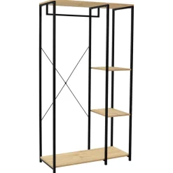 Emob Design Kledingrek Alizee - 90x40x167cm - met kledingroede & 2 legplanken