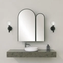 Emob Houten Zwart Badkamerkastje - 100% MDF - 45 cm Hoogte