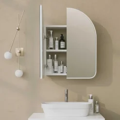 Emob Spiegelkast Woody Fashion - 50 x 12 x 45 cm - Wit