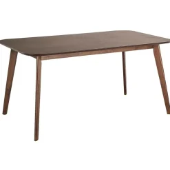 EPHRATA - Eettafel - Donkere houtkleur - 90 x 150 cm - MDF