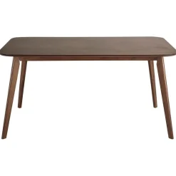 EPHRATA - Eettafel - Donkere houtkleur - 90 x 150 cm - MDF
