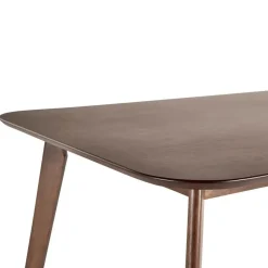 EPHRATA - Eettafel - Donkere houtkleur - 90 x 150 cm - MDF