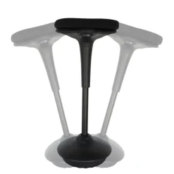 Ergonomische zit-sta kruk / wiebelkruk Base - Zwart