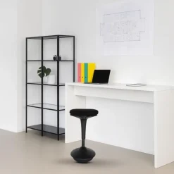 Ergonomische zit-sta kruk / wiebelkruk Base - Zwart