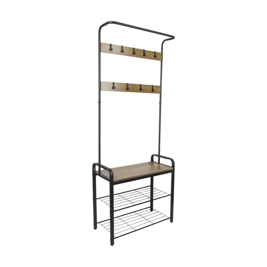 ERRO Kapstok met schoenenrek - 72x34x183cm