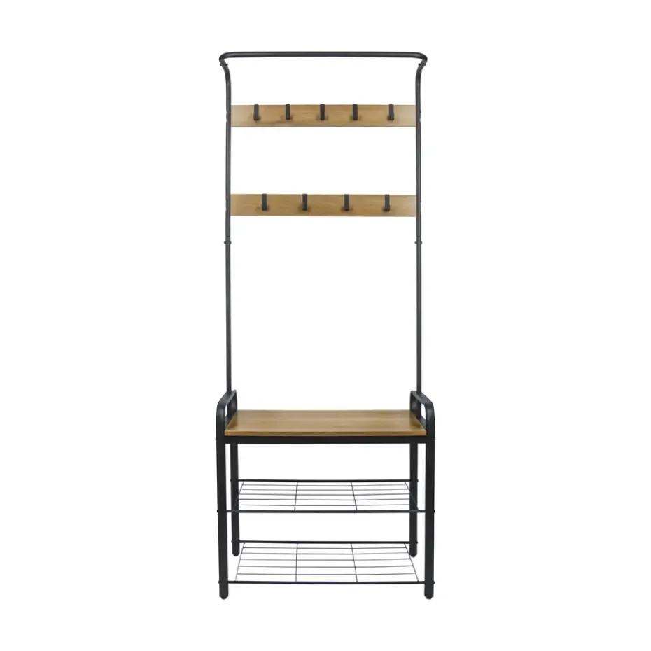 ERRO Kapstok met schoenenrek - 72x34x183cm