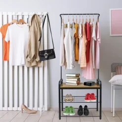 ERRO Kapstok met schoenenrek - 72x34x183cm