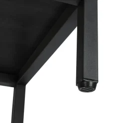 ERRO Keukenrek - opbergrek keuken - 90x40x132cm - zwart