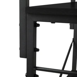 ERRO Keukenrek - opbergrek keuken - 90x40x132cm - zwart