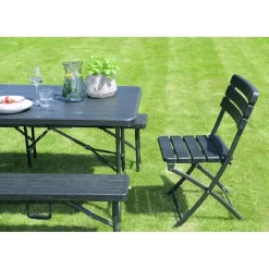 ERRO Klapstoel - Bistrostoel - houtlook - 2 stuks