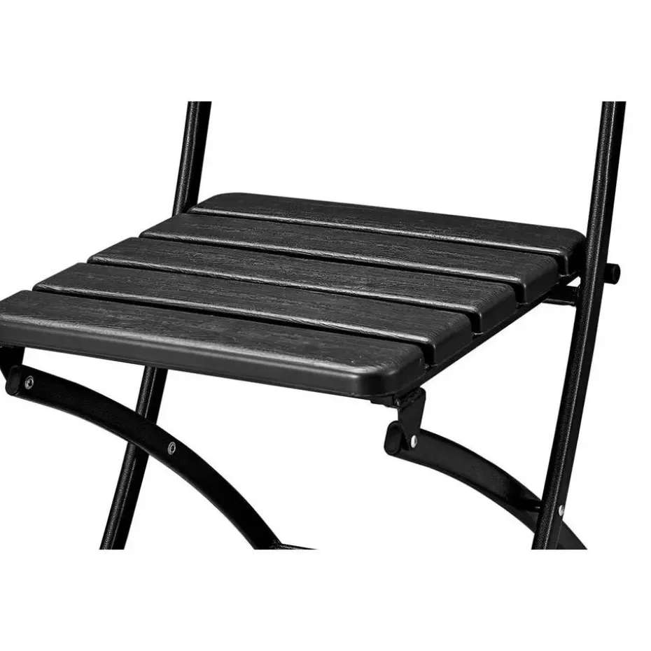 ERRO Klapstoel - Bistrostoel - houtlook - 2 stuks