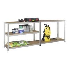 ERRO Stellingkast 120cm breed - Metalen opbergrek - 176x120x40