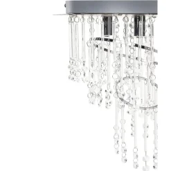 ESMELLE - Kroonluchter - Zilver - ⌀ 35 cm - Kristal