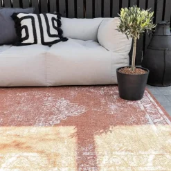 Eva Interior Buiten vloerkleed - Sage- Roest - 160x230 cm