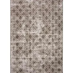 Eva Interior Buiten vloerkleed Frost - Bruin/Wit - 200x290 cm