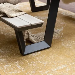 EVA Interior buitenkleed Sage geel/okergeel - 230 x 160 cm