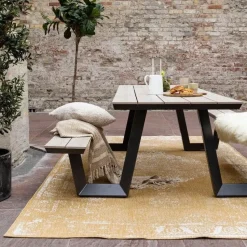 EVA Interior buitenkleed Sage geel/okergeel - 230 x 160 cm