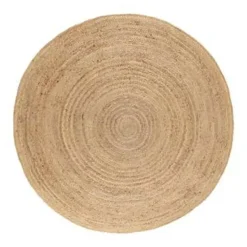 EVA Interior Vloerkleed Jute Rond - Naturel - 240 Ø (L)