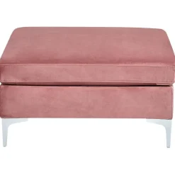 EVJA - Ottomaan - Roze - Fluweel