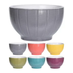 Excellent Houseware kommen/schaaltjes - D14 x H8 cm - paars