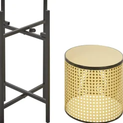 FALLOPIA - Bloempot - Beige - Metaal