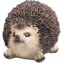 Farmwood Egel tuin beeldje - voor binnen/buiten - 10 x 7 x 6 cm