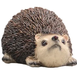 Farmwood Egel tuin beeldje - voor binnen/buiten - 15 x 12 x 11 cm