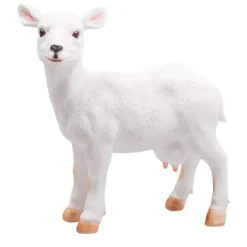 Farmwood Geitje tuin beeldje - binnen/buiten - 28 x 10 x 32 cm