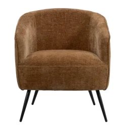 Fauteuil Carlton - stof - bruin