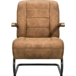 Fauteuil Ivar - stof - cognac