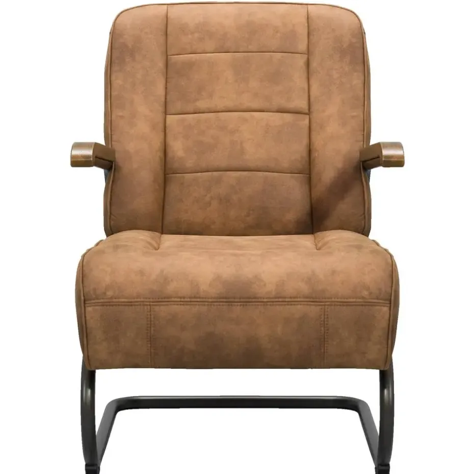 Fauteuil Ivar - stof - cognac