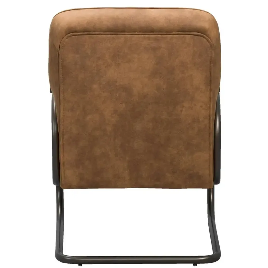 Fauteuil Ivar - stof - cognac