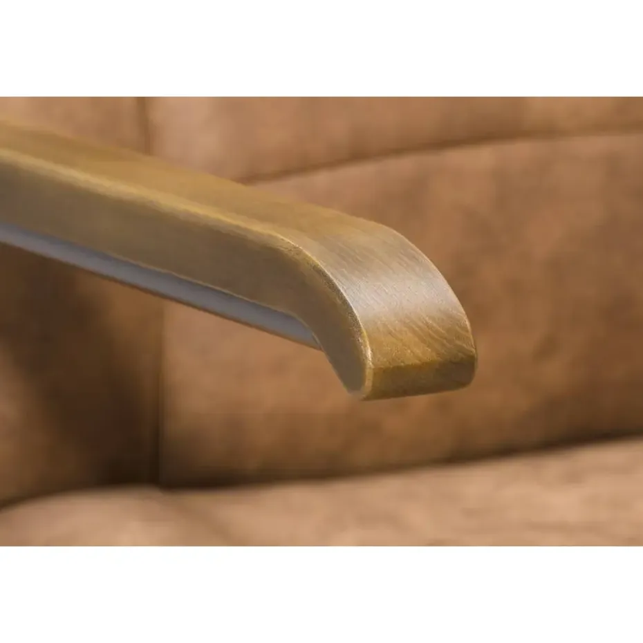 Fauteuil Ivar - stof - cognac