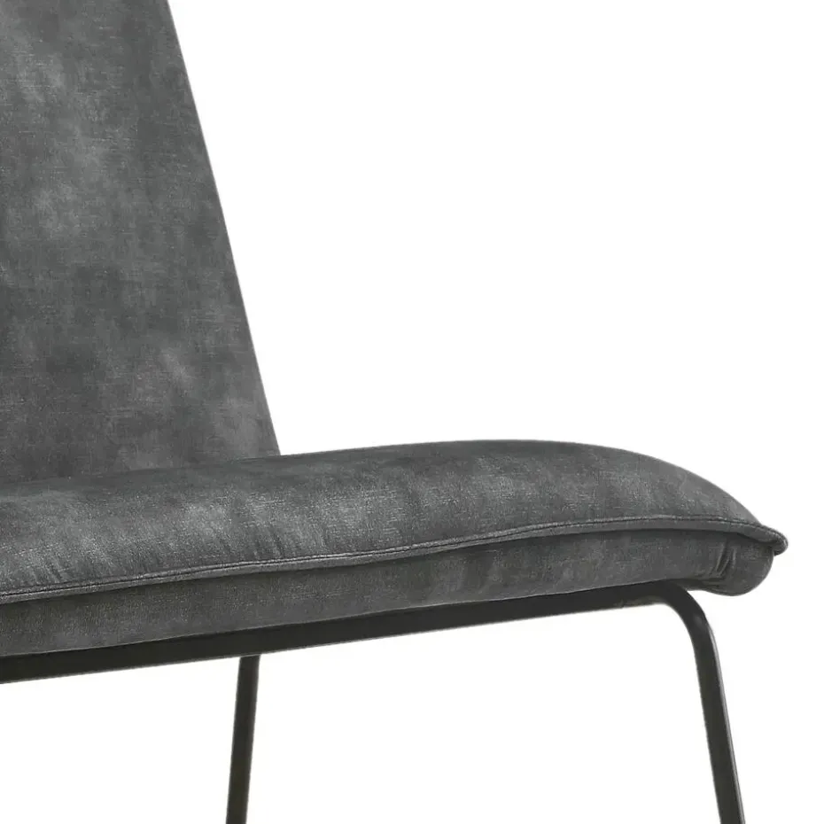 Fauteuil James - Velvet Antraciet
