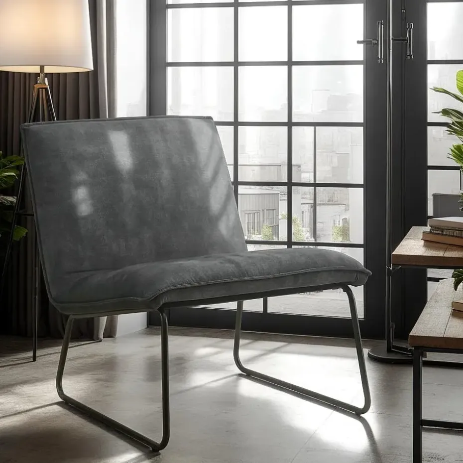 Fauteuil James - Velvet Antraciet