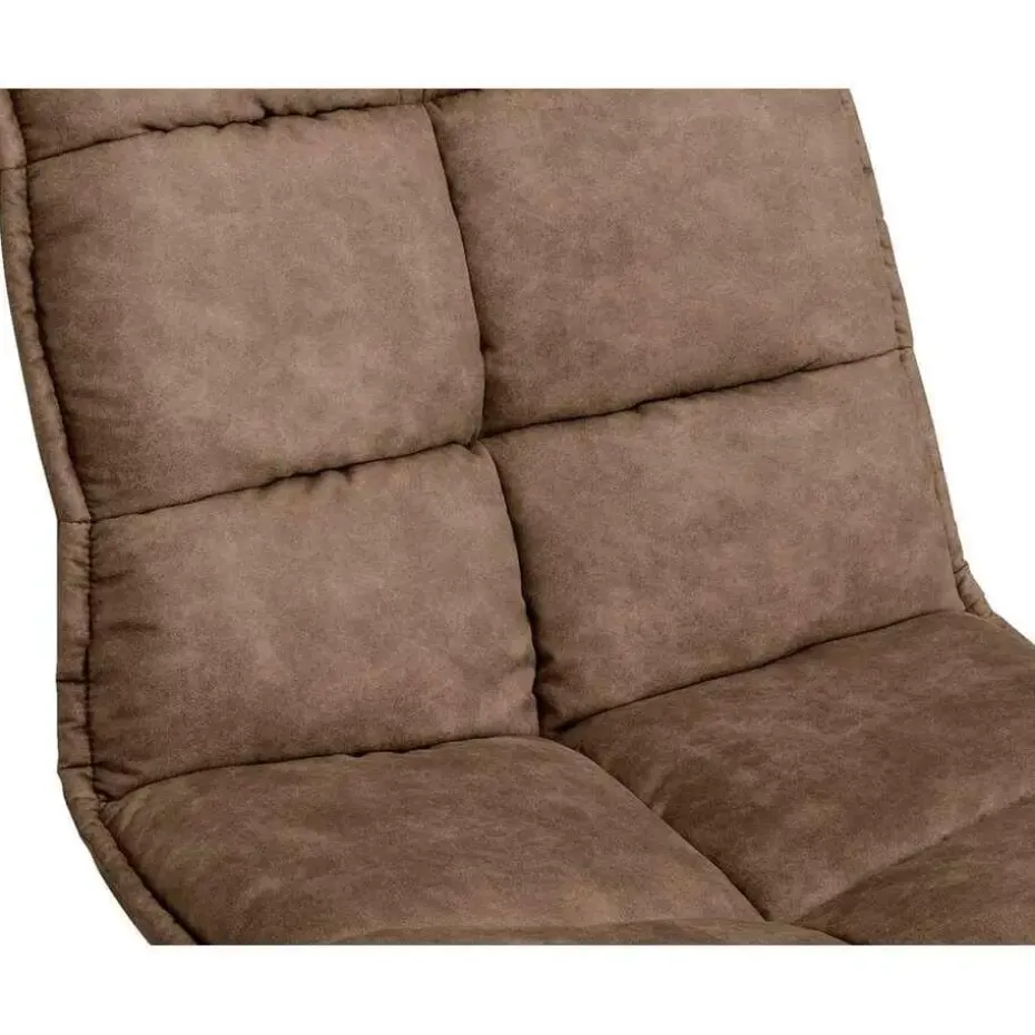 Fauteuil Lucas - Microleder Taupe