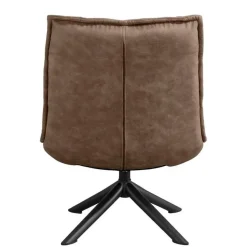 Fauteuil Lucas - Microleder Taupe