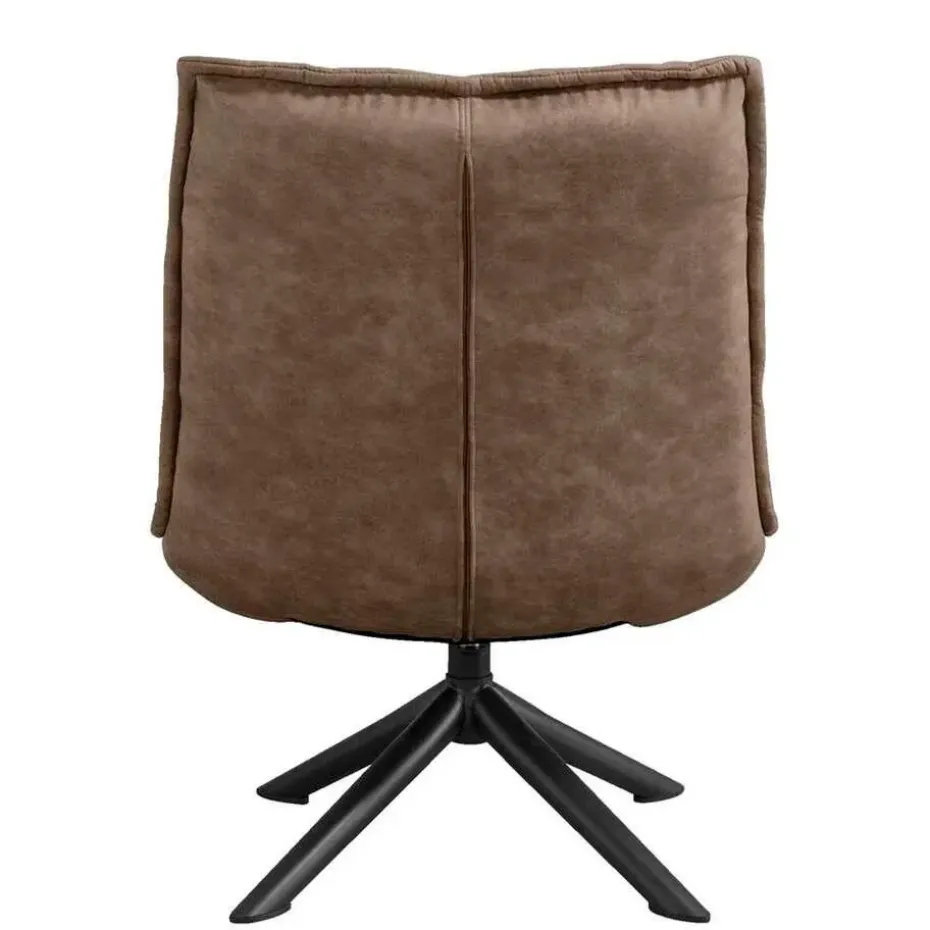 Fauteuil Lucas - Microleder Taupe