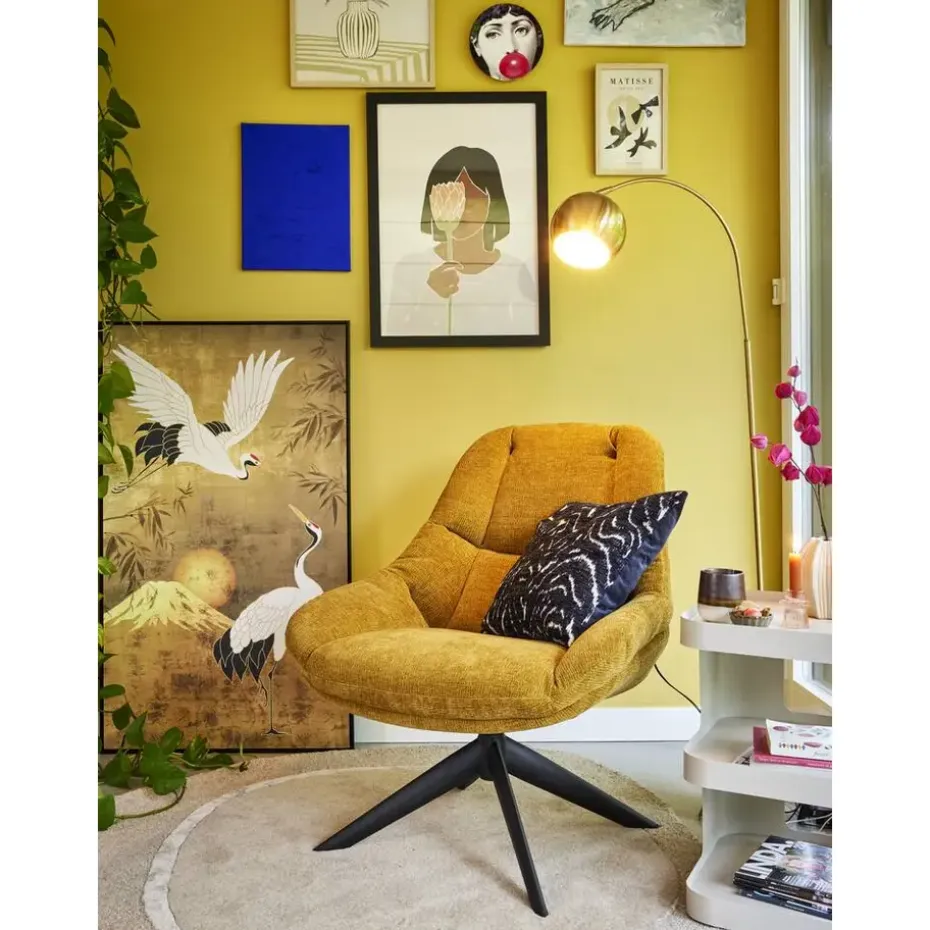 Fauteuil Lynn - oker