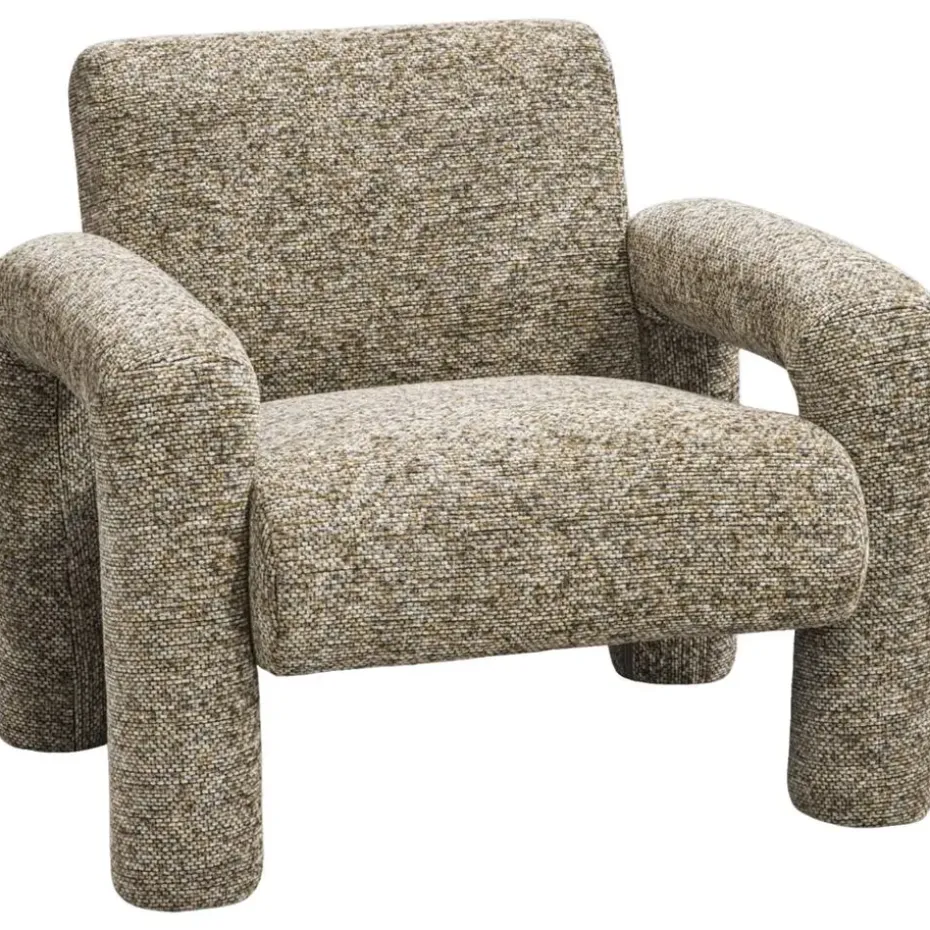 Fauteuil Puck - bruin melange