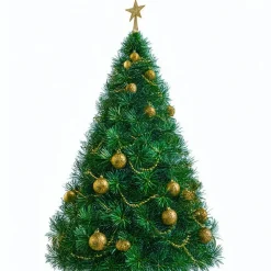 Feeric Christmas Kerst piek - ster - goud - kunststof - 37,5 cm