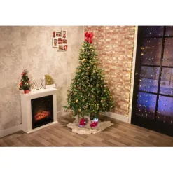 Feeric Christmas Kerstballen - 43x- piek - champagne/blauw/grijs - 3-6 cm - kuns