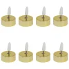 Feeric Lights & Christmas LED waxinelichtjes - 8x - goud glans