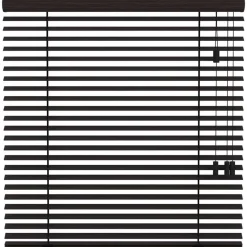 Fenstr bamboe jaloezie Miami 50mm - zwart (15014)