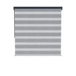 Fenstr duo rolgordijn Marseille lichtdoorlatend - antraciet (20707)