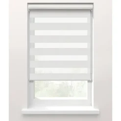 Fenstr Duo rolgordijn Marseille lichtdoorlatend - fossiel (25021)