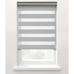 Fenstr duo rolgordijn Planos lichtdoorlatend - grijs (20065)